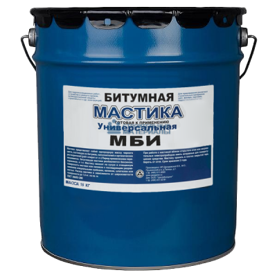 Мастика битумная МБИ (эконом) 15 кг/ведро