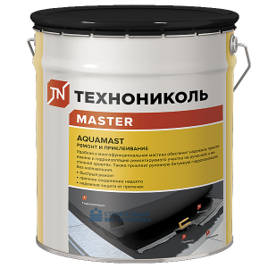 Мастика битумная холодная для ремонта кровель и гидроизоляции AquaMast (18 кг ведро)
