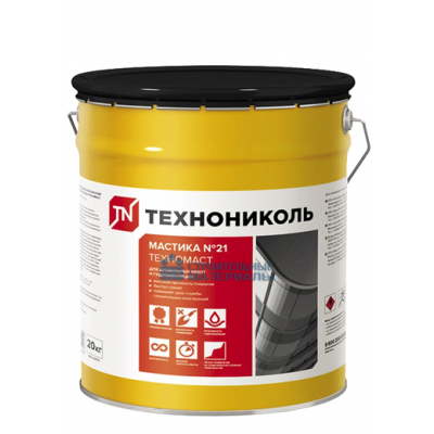 Мастика битумная кровельная Техномаст №21 (20 кг ведро)