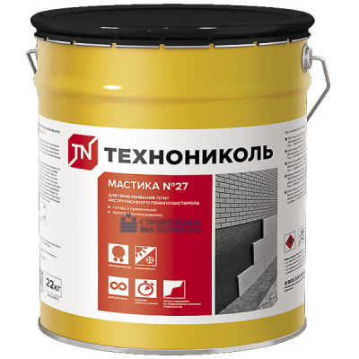 Мастика битумная приклеивающая №27 Технониколь (22 кг ведро)