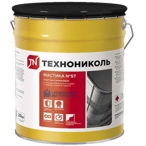 Мастика защитная алюминиевая Технониколь № 57 (20 кг ведро)