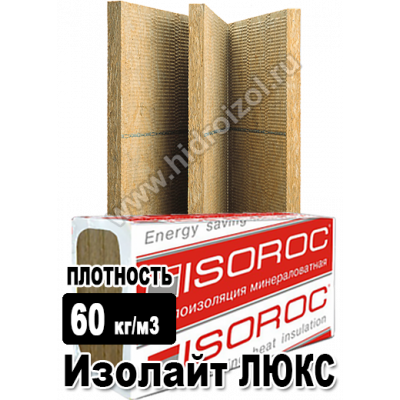 Утеплитель Изорок Изолайт ЛЮКС 1000х600х100 мм 4 плиты в пачке
