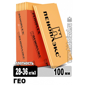 Утеплитель Пеноплэкс ГЕО 1185х585х100 мм 4 плит в упаковке