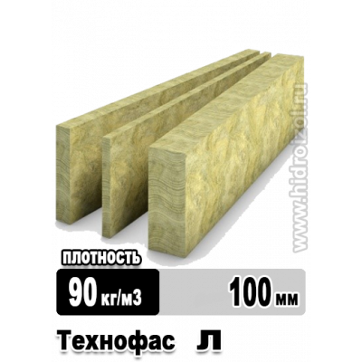 Утеплитель Технофас Л 1200х600х100 мм 132 плиты в упаковке