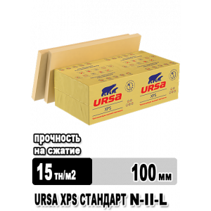 Утеплитель URSA XPS N-II-L 1180х600х100 мм 4 плиты в упаковке