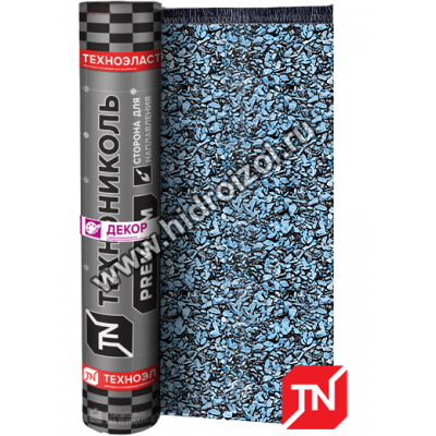 Техноэласт Декор ЭКП синий микс