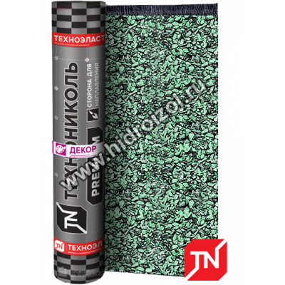 Техноэласт Декор ЭКП зеленый микс
