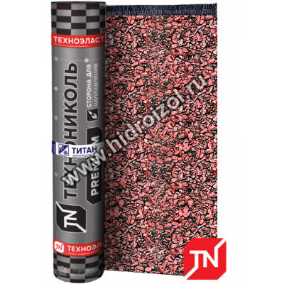 Техноэласт ТИТАН SOLO ЭКМ красный микс
