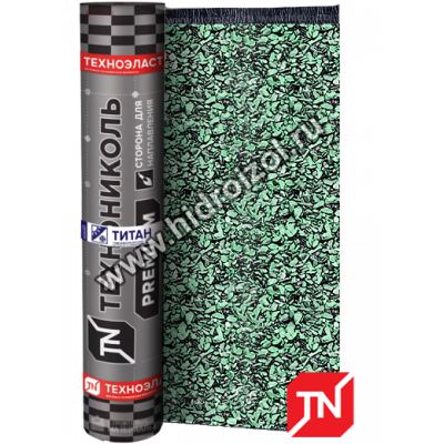 Техноэласт ТИТАН SOLO ЭКМ зеленый микс