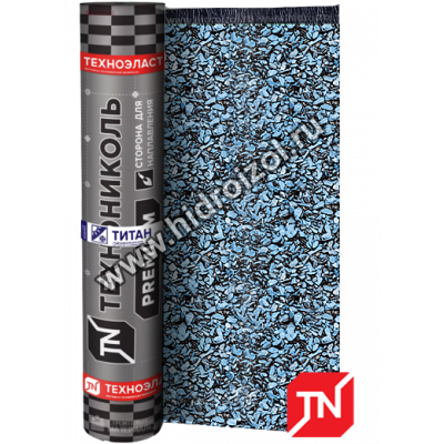 Техноэласт ТИТАН TOP ЭКМ синий микс